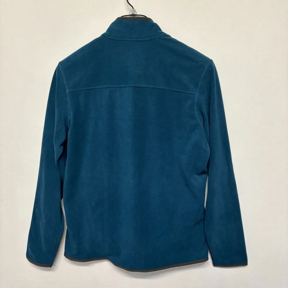 NWT Eddie Bauer Men Chutes Snap Mock Fleece Pullover Size Medium FA25 C132 -19